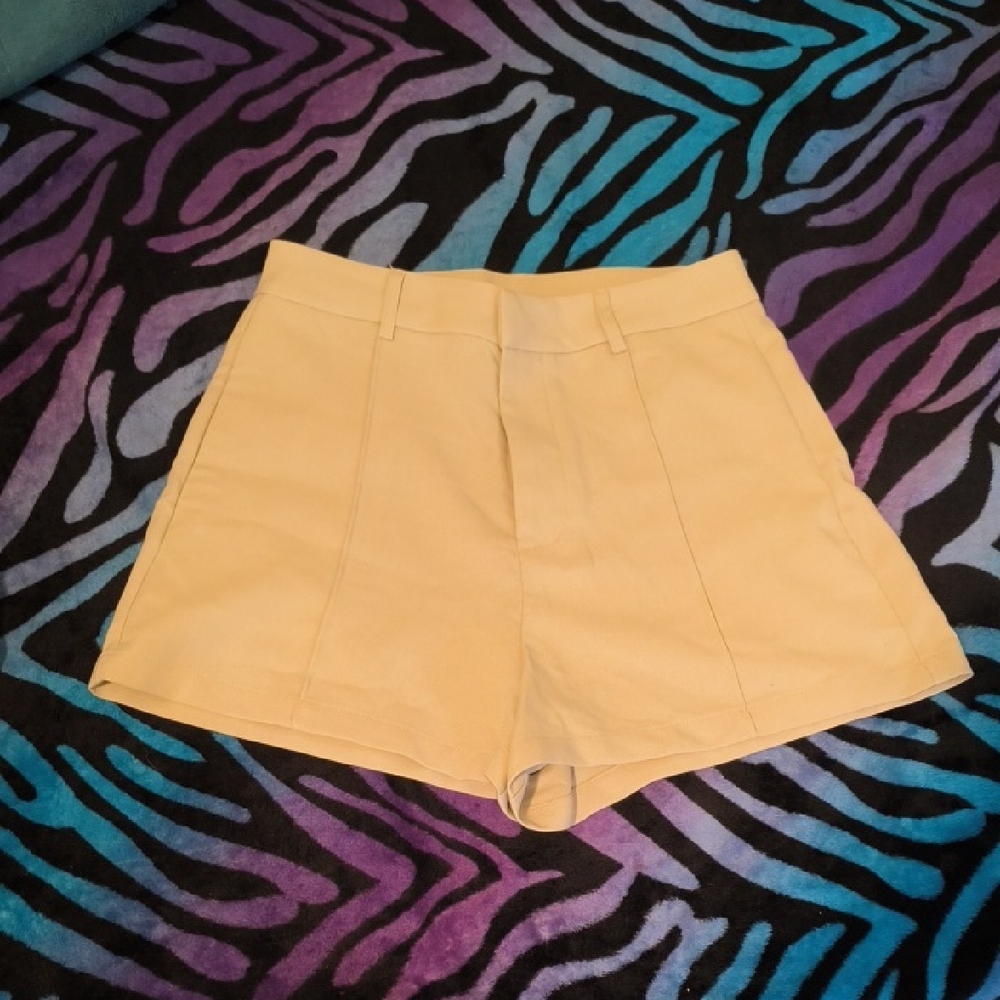 NWT Commense | Women's High Waist Tan Shorts